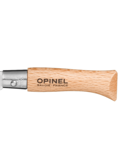 Opinel Tradition navaja plegable acero inoxidable n°03 hoja 4cm mango haya