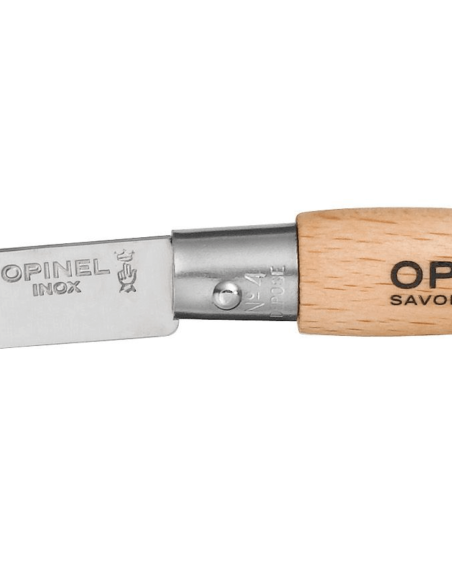 Opinel Tradition Inox folding knife n°04 5cm blade beech handle