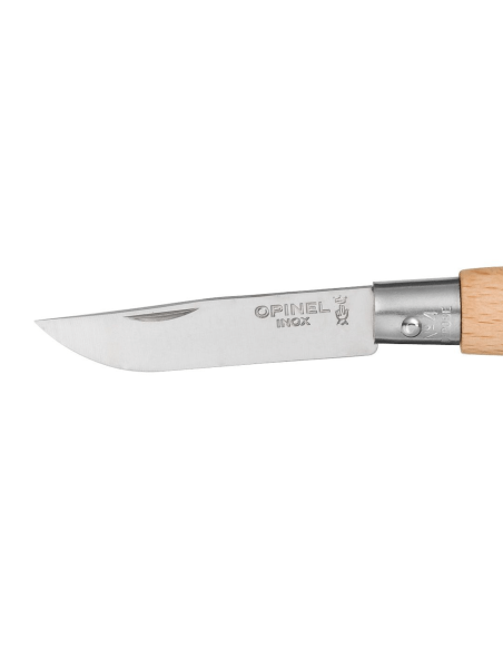 Opinel Tradition Inox foldekniv n°04 5cm blad bøgegreb