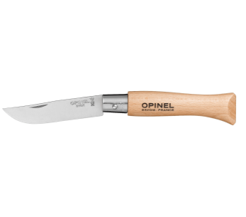 Opinel Tradition Inox taittoveitsi n°05 6cm terä pyökki kahva