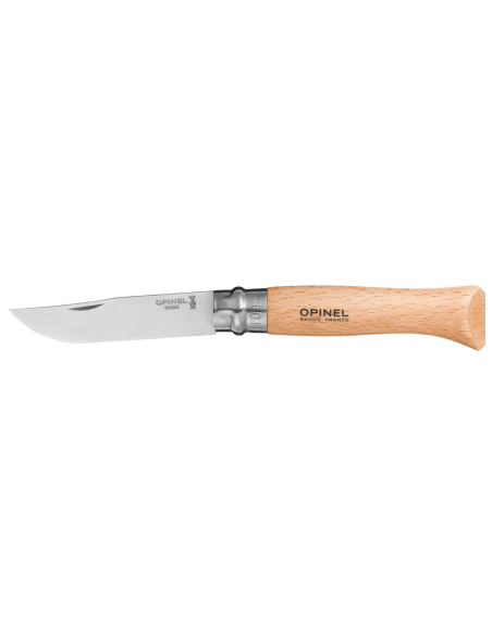 Opinel Tradition coltello pieghevole in acciaio inox n°09 lama 9cm manico in faggio