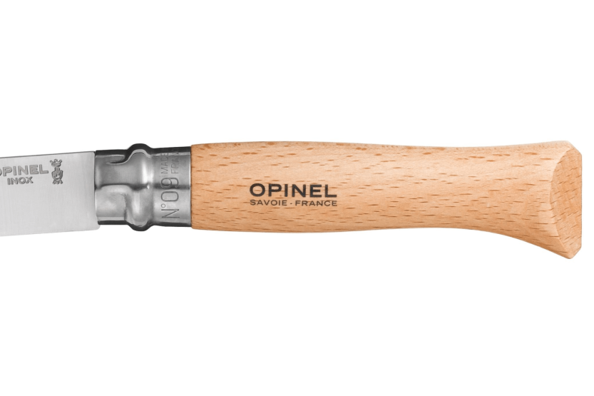 Opinel Tradition Inox vouwmes n°09 9cm lemmet beukenhouten handvat