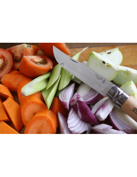 Opinel Tradition Inox n°12 fällkniv 12cm blad bokträhandtag
