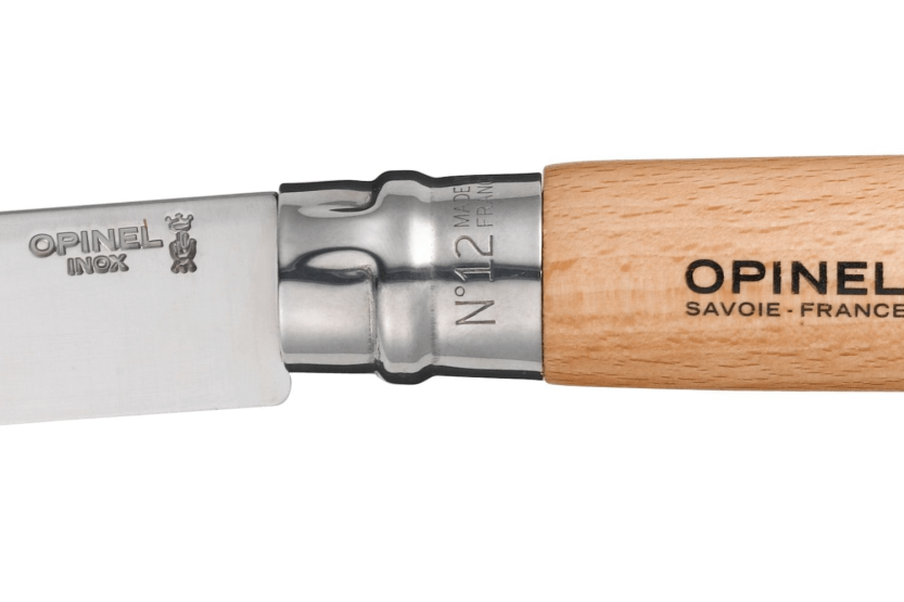 Opinel Tradition Inox n°12 foldekniv 12 cm blad bøk håndtak