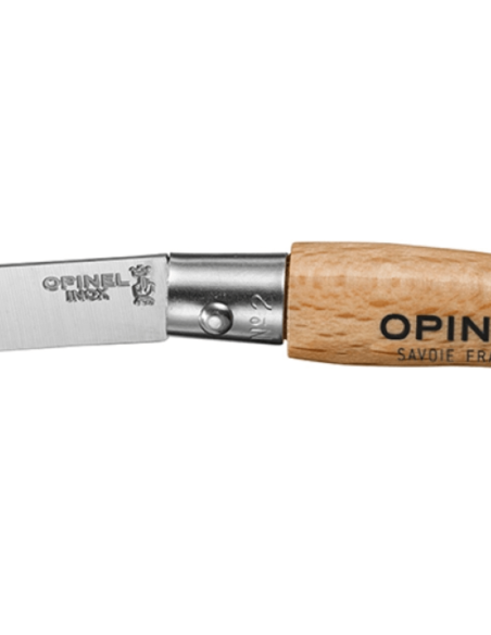 Opinel Tradition Inox folding knife Keyring n°02 3.5cm blade Beech handle