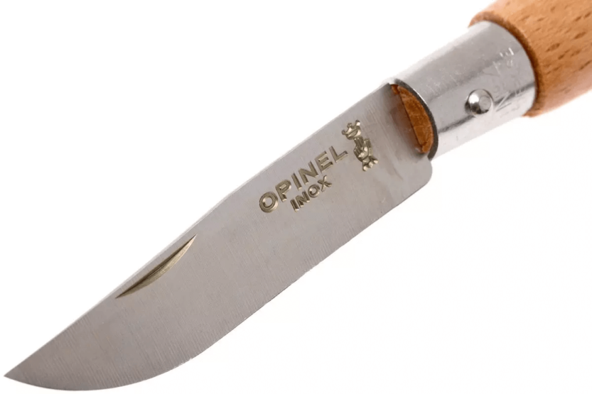 Opinel foldekniv Tradition Inox Keyring n°04 5cm blad bøk håndtak