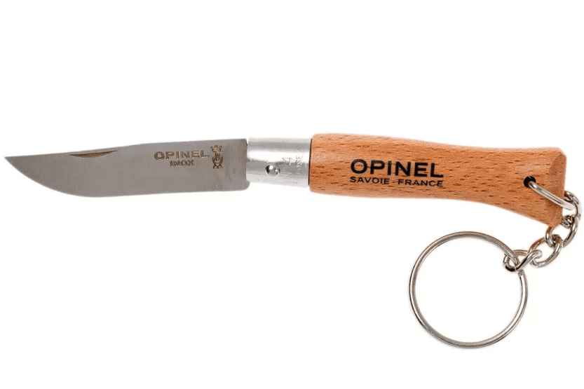 Opinel taittoveitsi Tradition Inox avaimenperä n°04 5cm terä pyökki kahva