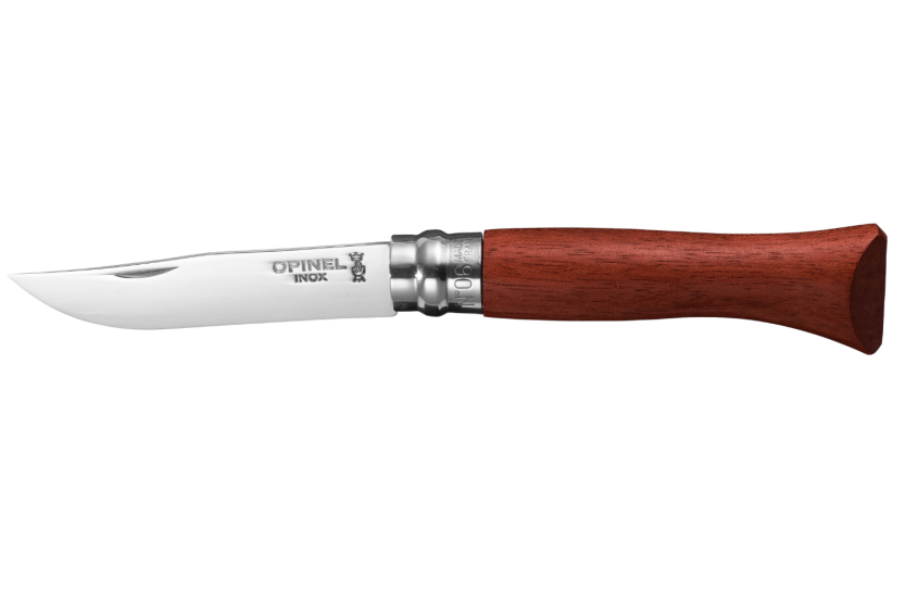 Opinel Tradition Luxe folding knife n°06 7cm poliglace blade padouk handle