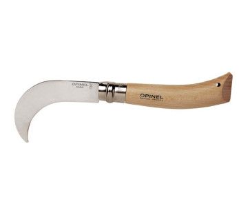Serpette n°10 VRI Opinel blad i rostfritt stål 10cm handtag i bokträ