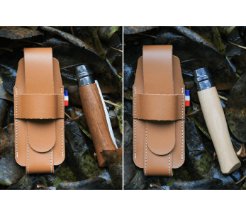 Opinel Collection France -nahkakotelo sulkuveitsille N°07, N°08, N°09 ja Effilé 8. 2