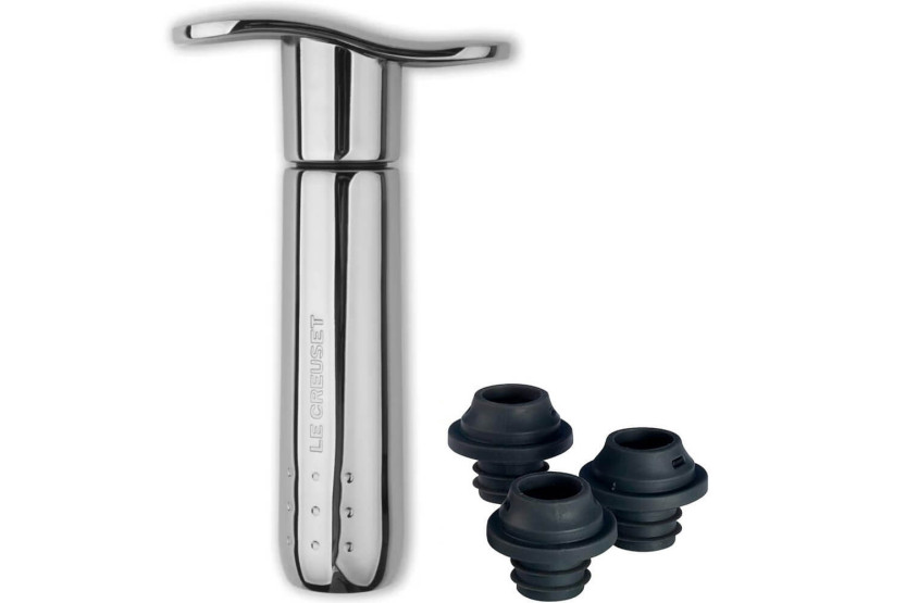 Le Creuset WA-137 Black Nickel vinpump + 3 proppar