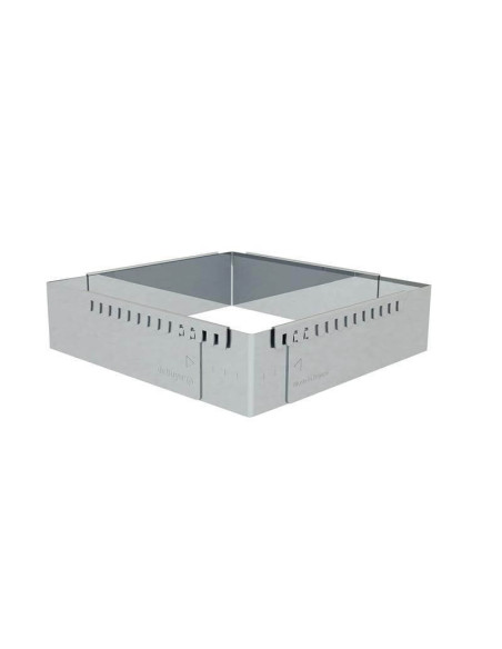 De Buyerextendable stainless steel square dessert frame