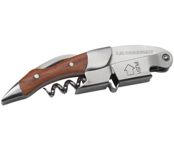 Le Creuset Premium korkskruv i äkta valnöt