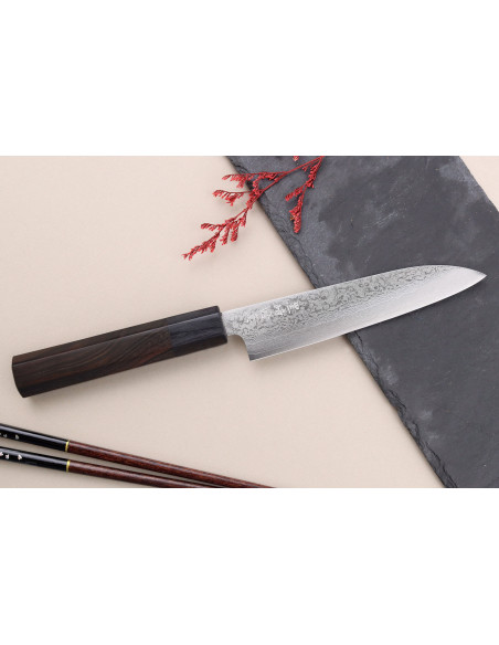VG7 Damasco Makoto Kurosaki 13.5cm Cuchillo japonés artesanal