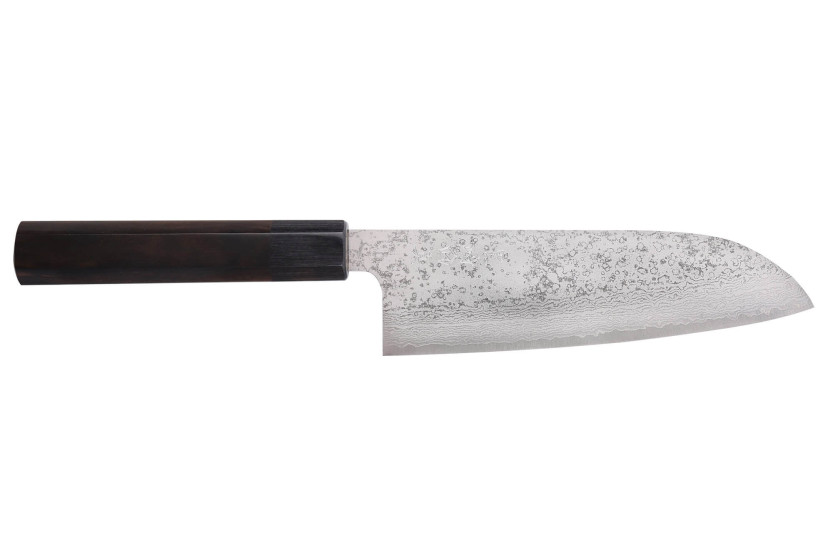 Makoto Kurosaki VG7 Damascus 16.5cm Japanese santoku knife
