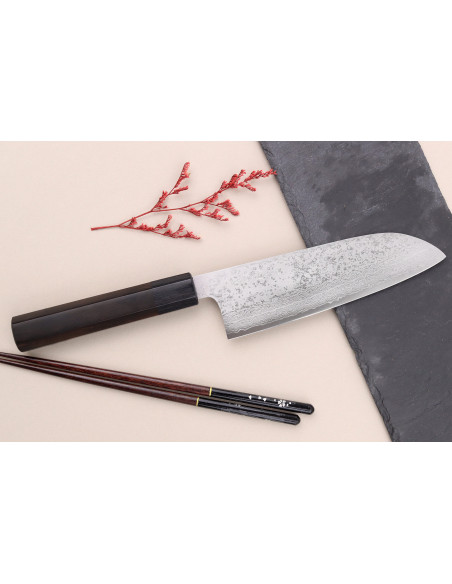 Makoto Kurosaki VG7 Damaskus 16,5 cm japansk santokukniv