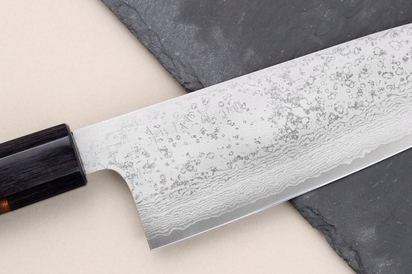 VG7 Damasco Makoto Kurosaki 16.5cm cuchillo santoku japonés