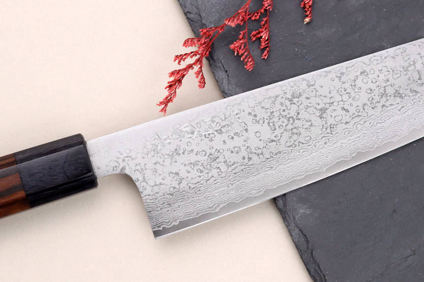 Kochmesser 21cm japanisch handgefertigt Makoto Kurosaki VG7 Damast