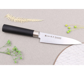 12cm Satake Masamune Saku japans schilmesje in zwart PP 2