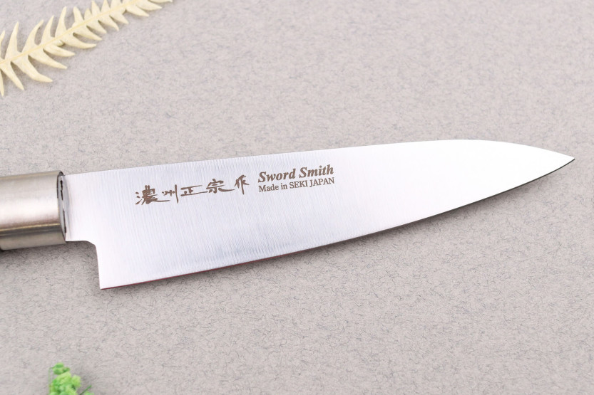 12 cm Satake Masamune Saku japansk skjærekniv i svart PP