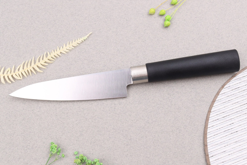 12cm Satake Masamune Saku japans schilmesje in zwart PP