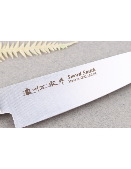 12 cm Satake Masamune Saku japansk skjærekniv i svart PP