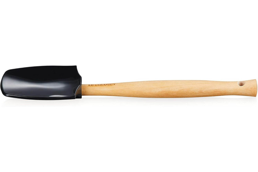 Colher espátula de silicone Le Creuset Création modelo grande 7cm Preto Onyx