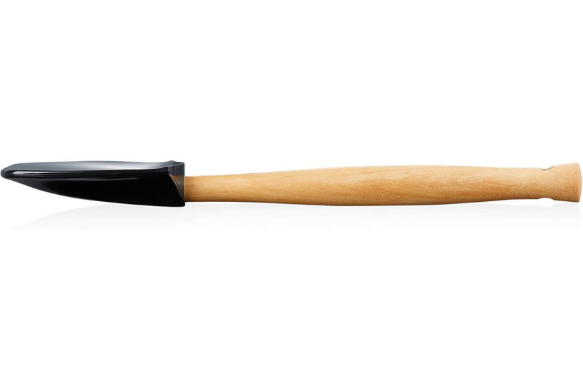 Spatel siliconen lepel Le Creuset Création groot model 7cm Zwart Onyx