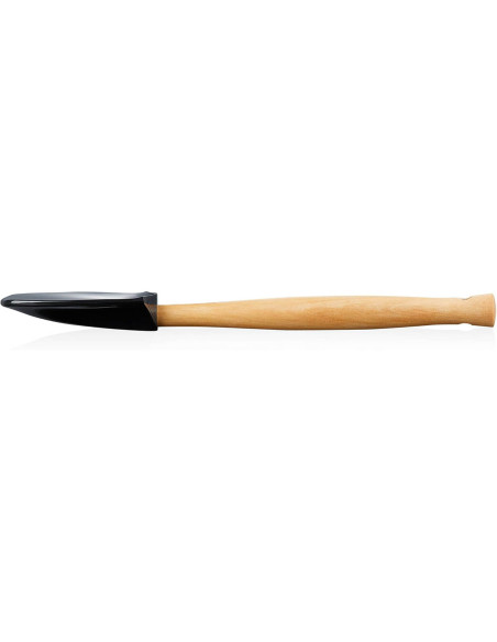 Spatel siliconen lepel Le Creuset Création groot model 7cm Zwart Onyx