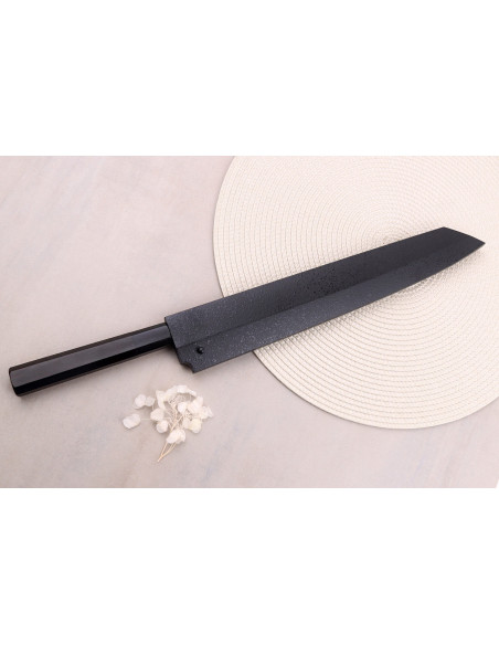 Couteau yanagiba kiritsuke 30cm japonais artisanal Sakai Takayuki Hien