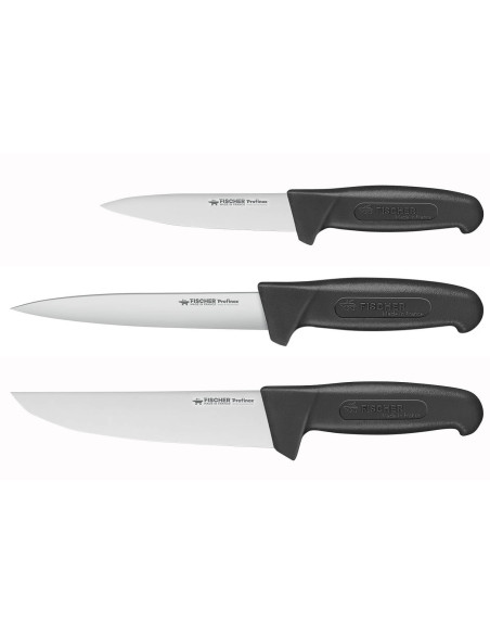 Set di 3 coltelli da macellaio Fischer Profinox
