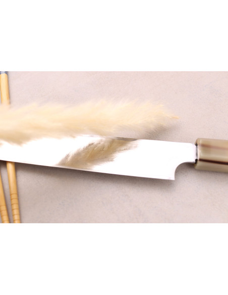 24cm Hatsukokoro Yauji Yoshihiro Damascus BS2 Japans handgemaakt yanagiba mes