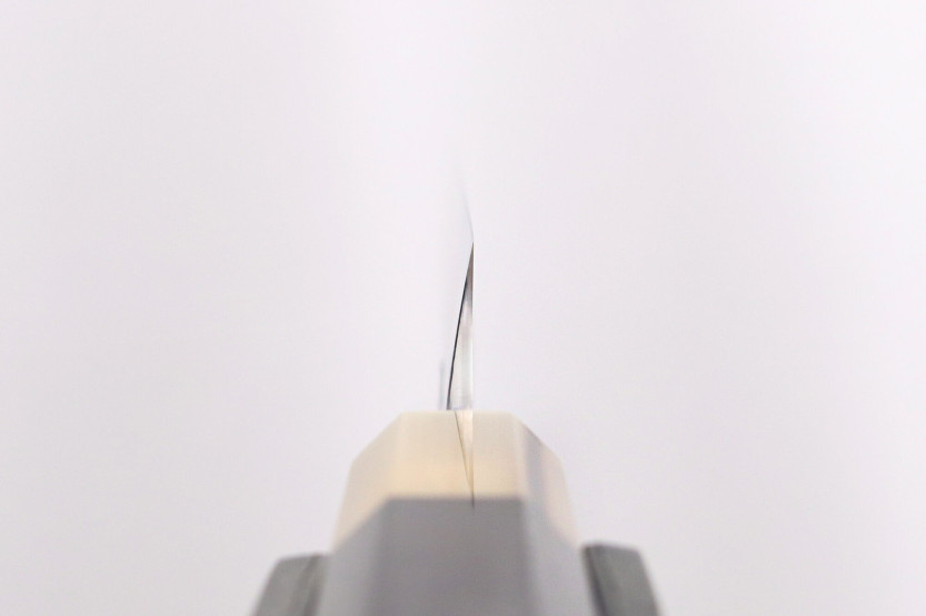 Faca de 24cm Hatsukokoro Yauji Yoshihiro Damascus BS2 artesanal japonesa yanagiba