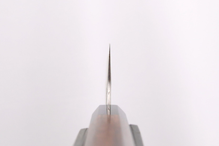 Santokumesser 18cm japanisch handgefertigt Nigara Hamono Tsuchime AS Griff aus Walnussholz