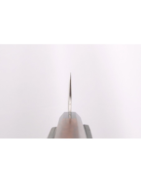 Nigara Hamono Tsuchime AS 18 cm japansk santokukniv med håndtag i valnøddetræ