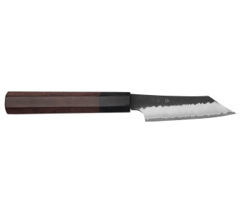 Nigara Hamono Black Tsuchime SG2 9,5 cm japansk skalkniv med valnötshandtag