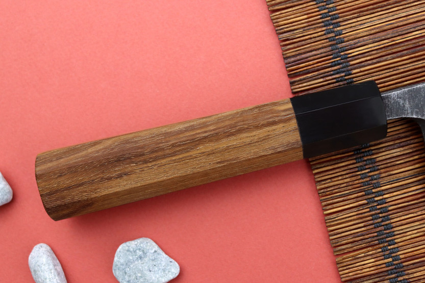 Hatsukokoro Shirasagi 18cm deba kiritsuke japanese handmade teak handle knife