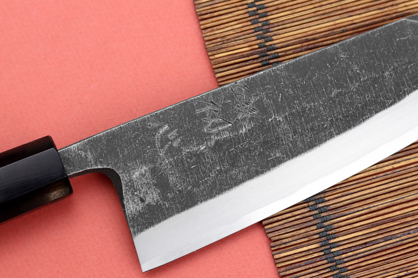 Hatsukokoro Shirasagi 18cm deba kiritsuke cabo em teca faca japonesa feita à mão