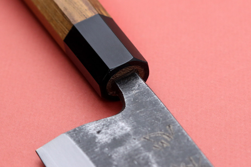 Messer deba kiritsuke 18cm japanisch handwerklich Hatsukokoro Shirasagi Griff aus Teakholz