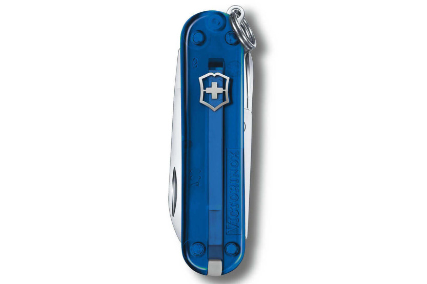 Canivete suíço Victorinox Classic SD Colors Translúcido Deep Ocean 58mm 7 funções