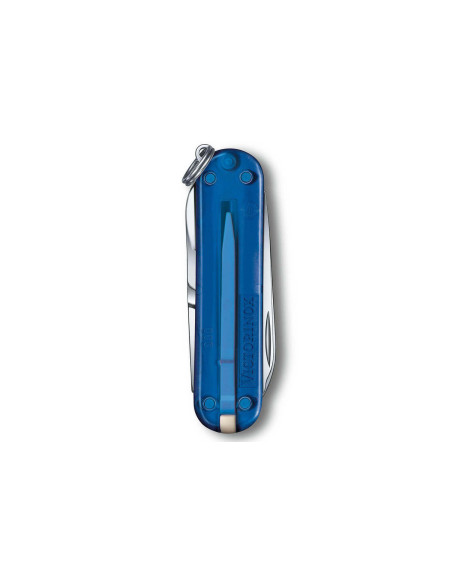 Victorinox Swiss Pocket Knife Classic SD Colors Translucent Deep Ocean 58mm 7 functions