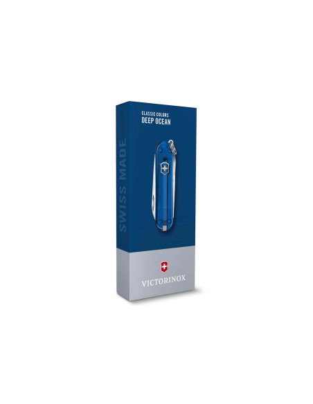 Schweizer Messer Victorinox Classic SD Colors Translucent Deep Ocean 58mm 7 Funktionen