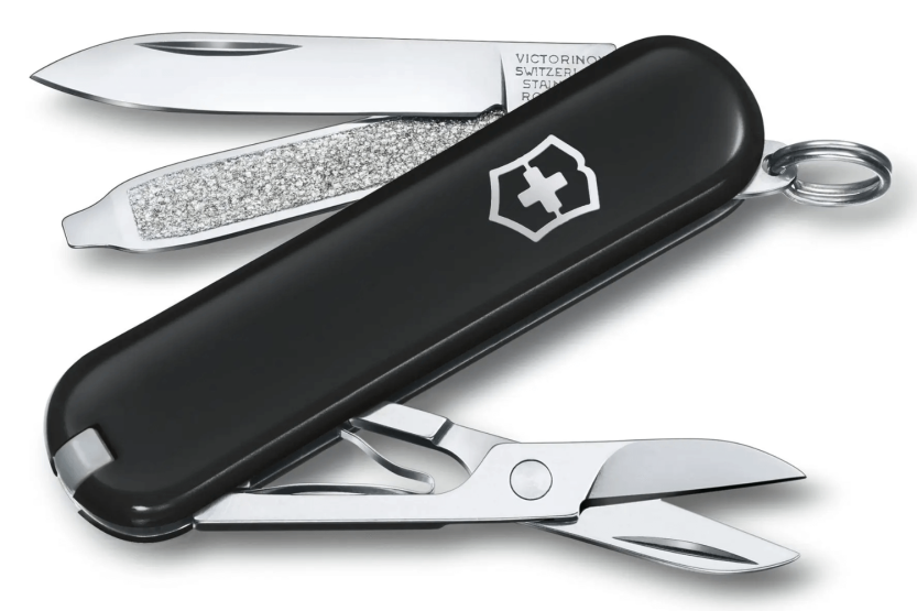 Victorinox Swiss Pocket Knife Classic SD Colors Dark Illusion 58 mm 7 funksjoner