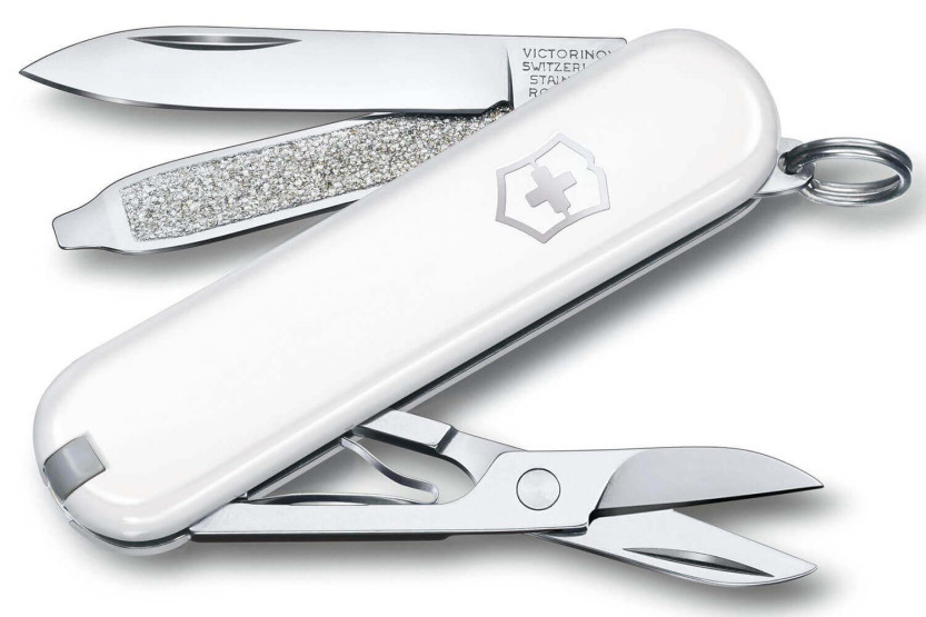 Victorinox Zwitsers zakmes Classic SD Kleuren Vallende Sneeuw 58mm 7 functies