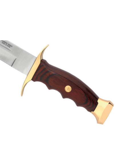 Muela Bowie 9259 coltello 19cm lama stamina manico in legno + fodero in pelle