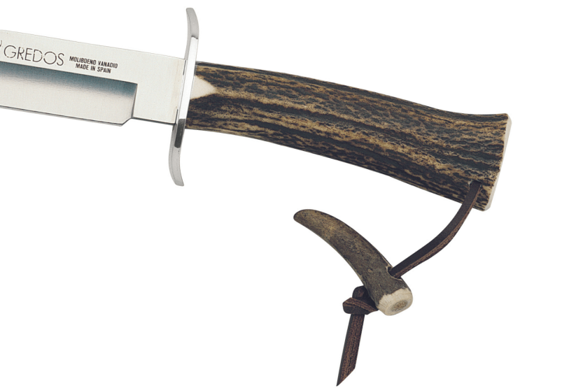 Cuchillo Muela Gredos 9219 16cm hoja acero inoxidable mango asta + funda cuero