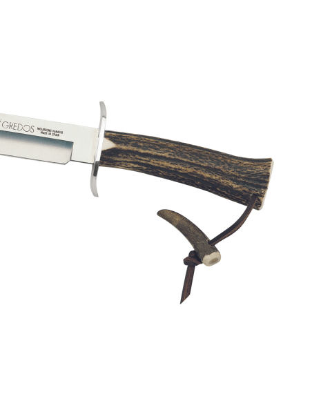 Messer Muela Gredos 9219 Edelstahlklinge 16cm Hirschgeweihgriff + Lederetui