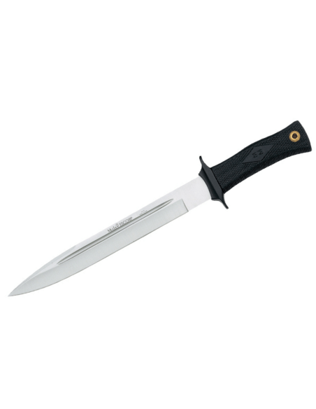 Muela ESCORP 9207 knife 26cm stainless steel blade black rubber handle + leather sheath