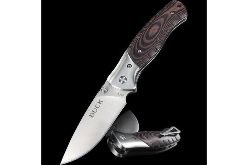 Faca dobrável BUCK SELKIRK 835BRS Cabo de micarta de 11 cm
