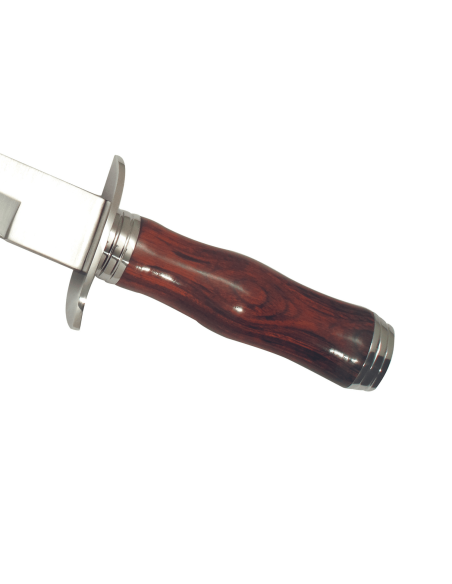 Muela Urial 9283 knife 19cm stainless steel blade cocobolo handle + leather sheath